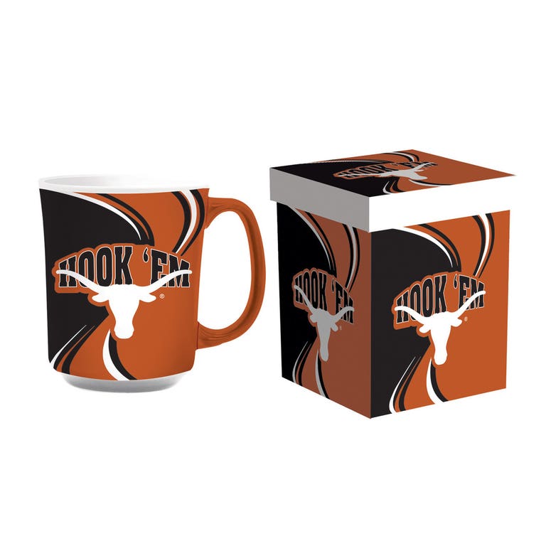Texas Longhorns Ceramic Coffee Mug with Matching Box 14oz