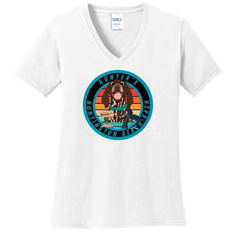 Hunter's Huntington Beach Bash Ladies White Shirt