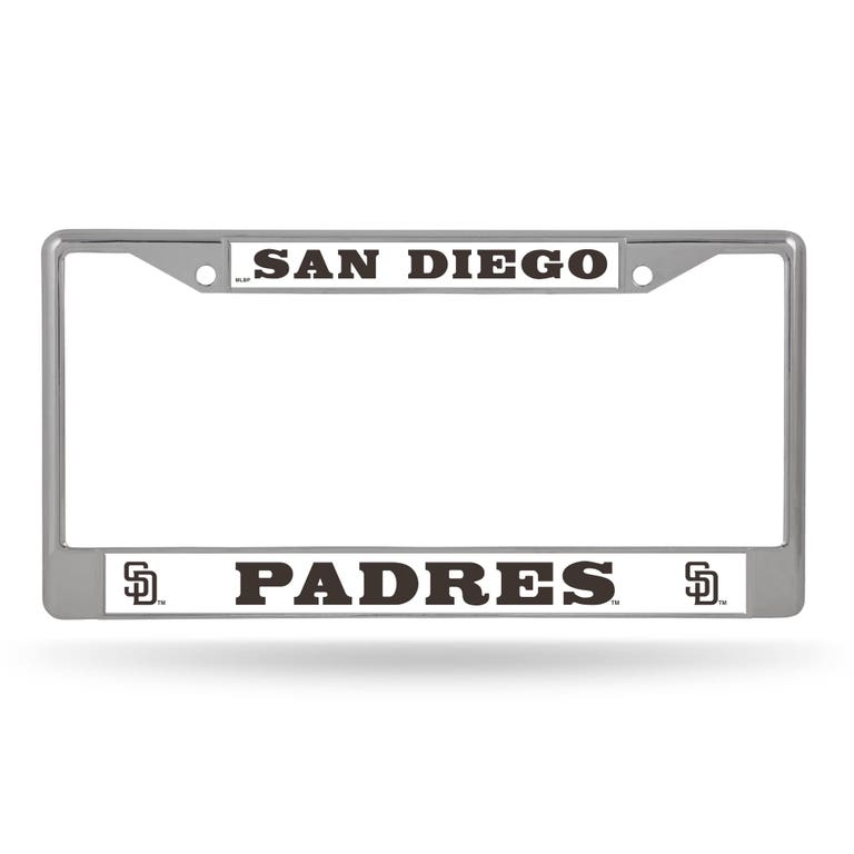 San Diego Padres Chrome License Plate Frame