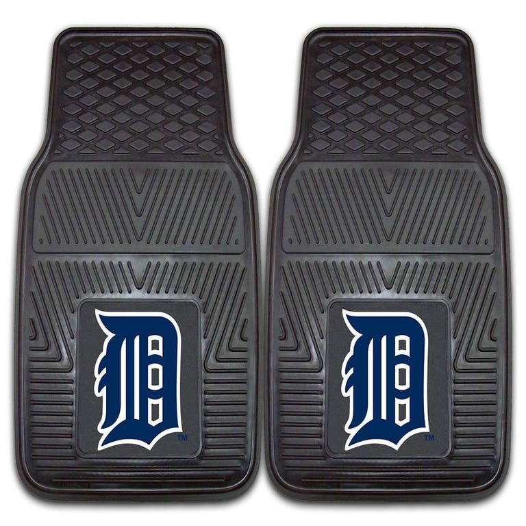 Detroit Tigers Heavy Duty 2-Piece Vinyl Car Mats