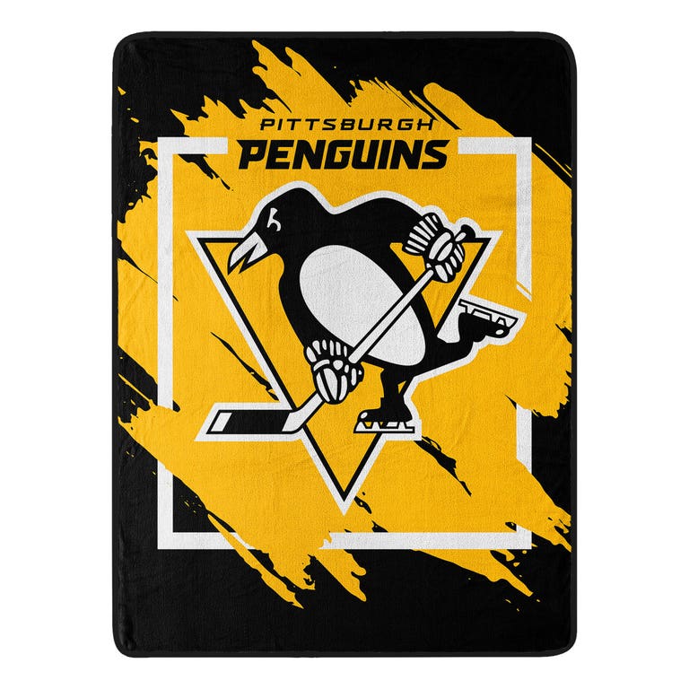 Pittsburgh Penguins Micro Raschel Dimensional Design Blanket