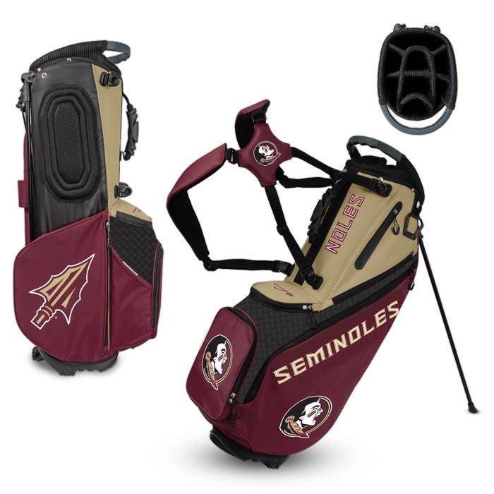 Florida State Seminoles Hybrid Back Nine Carry Golf Bag