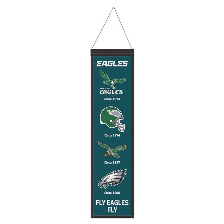 Philadelphia Eagles Wool Evolution Banner 8x32"