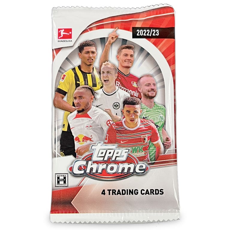 2022/23 Topps Chrome Bundesliga Soccer Hobby Pack