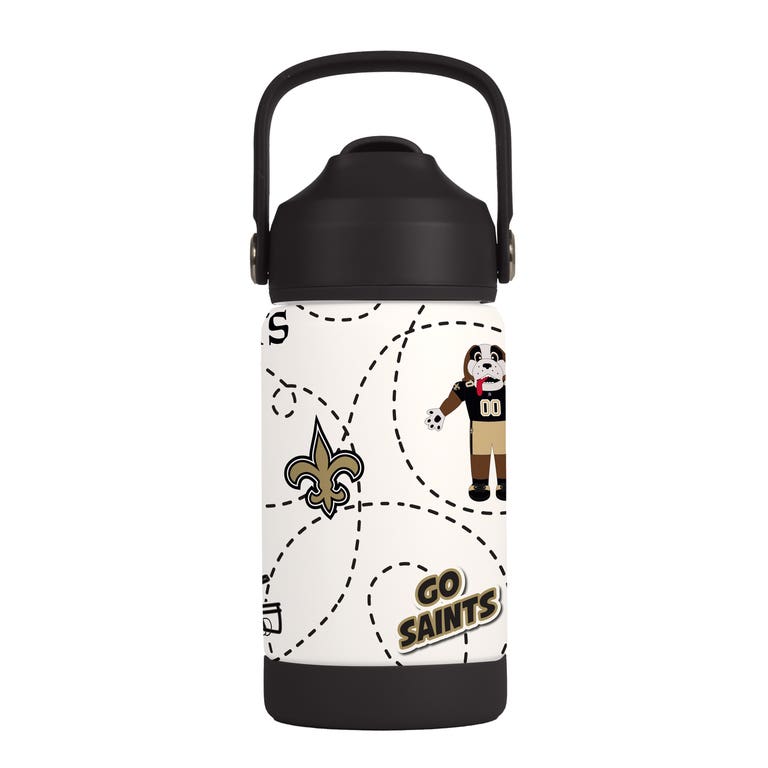 New Orleans Saints Kids Stainless Steel Mascot Bottle 12oz