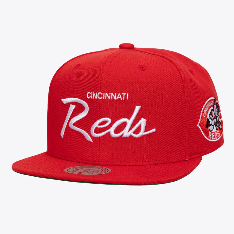 Cincinnati Reds Head Coach Mitchell and Ness Cooperstown Snapback Hat