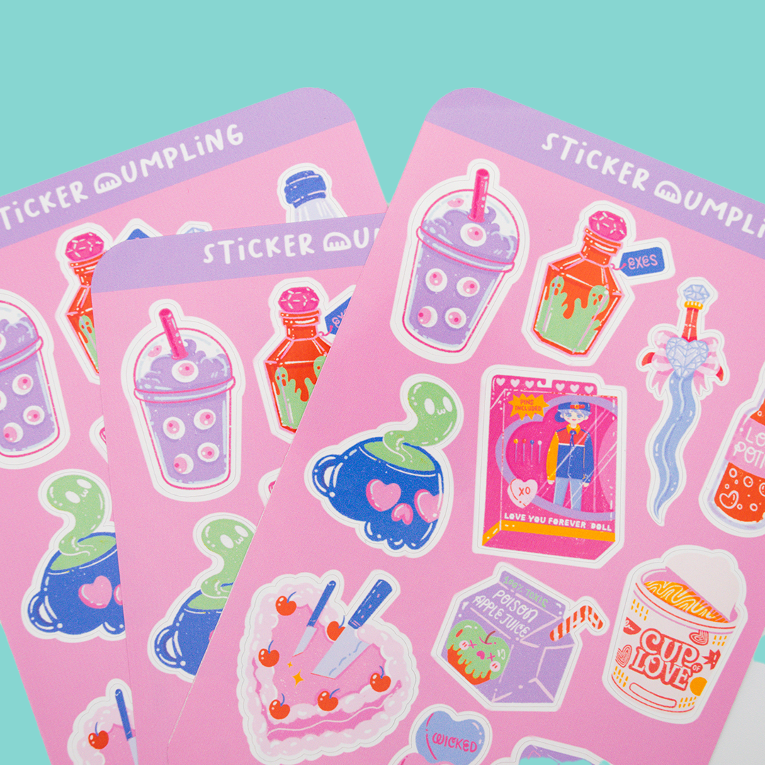 Wicked Love Sticker Sheet