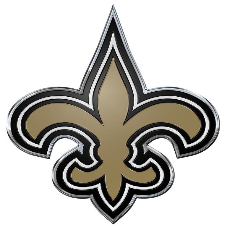 New Orleans Saints Color Auto Emblem