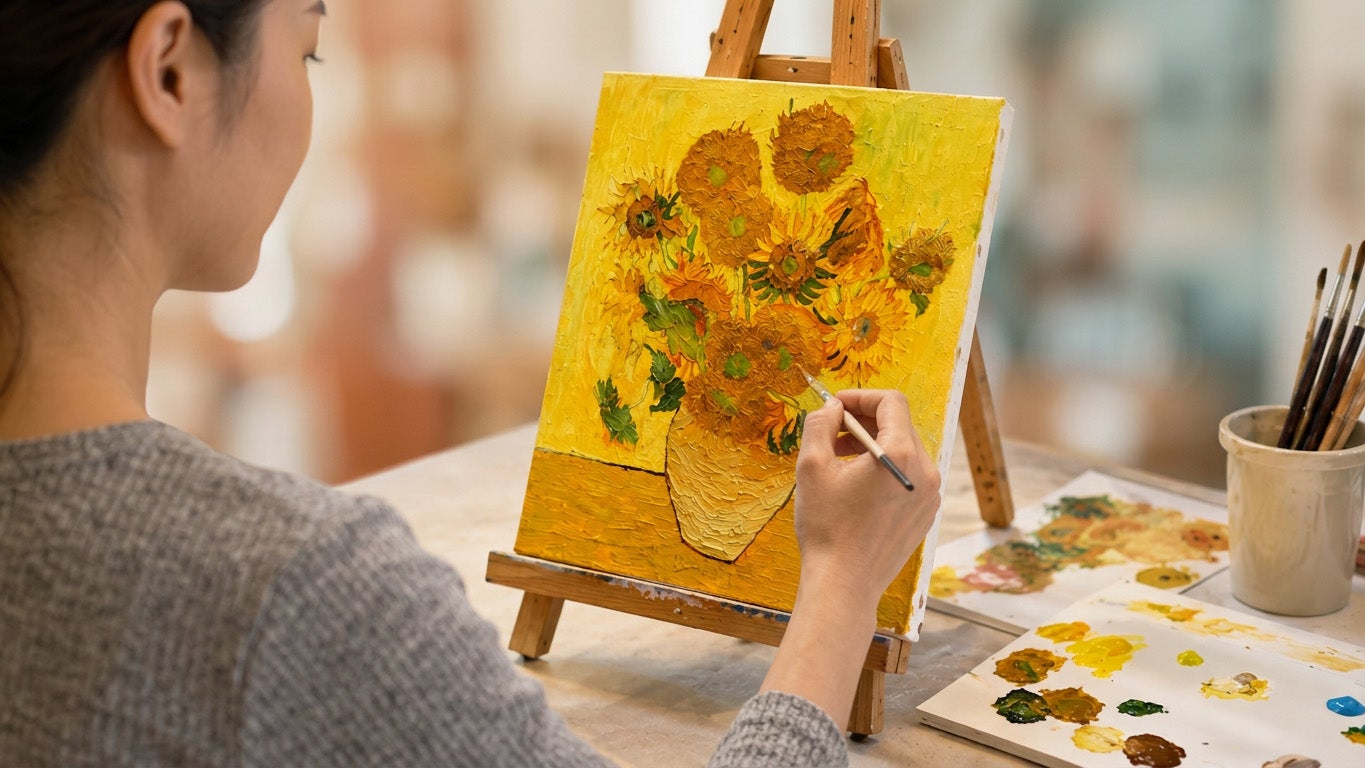 アート制作を楽しむワークショップのイメージ