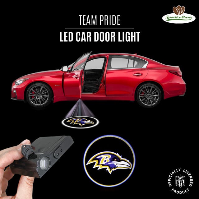 Baltimore Ravens LED Car Door Light Projector