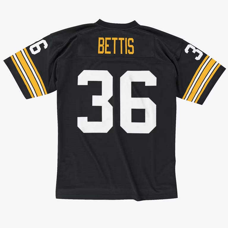 Pittsburgh Steelers 1996 Jerome Bettis #36 Black Mitchell and Ness Jersey