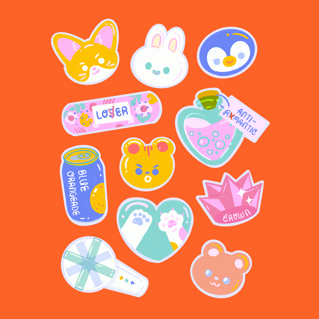 Tomorrow x Together Sticker Sheet