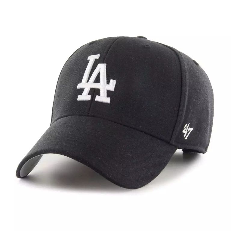 Los Angeles Dodgers Black and White '47 Brand MVP Adjustable Hat