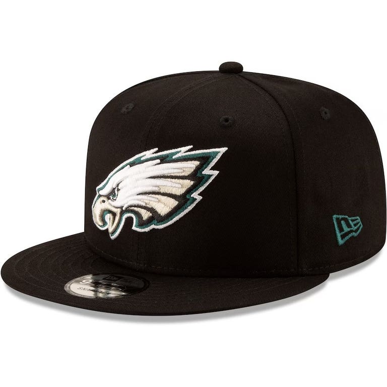 Philadelphia Eagles Black New Era Snapback Hat
