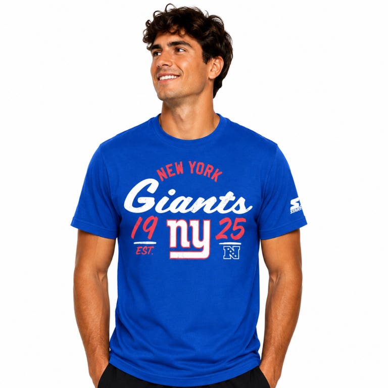 New York Giants Royal Starter Heritage Shirt