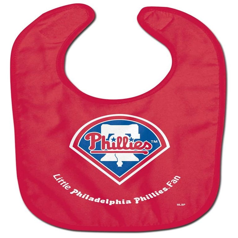 Philadelphia Phillies All Pro Little Fan Baby Bib