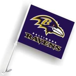 Baltimore Ravens Car Flag