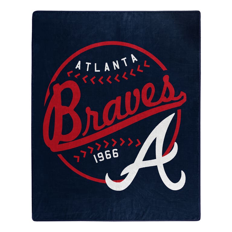 Atlanta Braves Moonshot Design Raschel Blanket