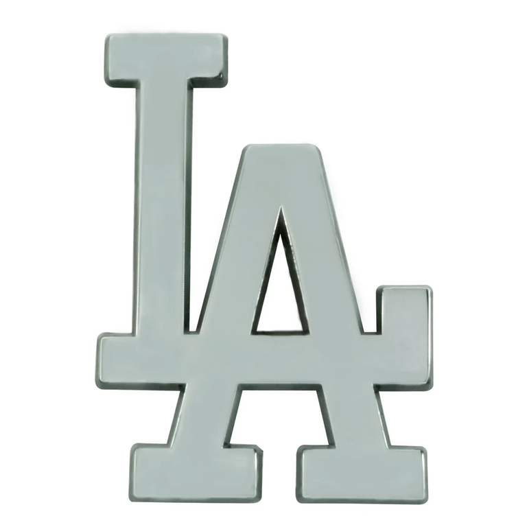 Los Angeles Dodgers Silver Auto Emblem