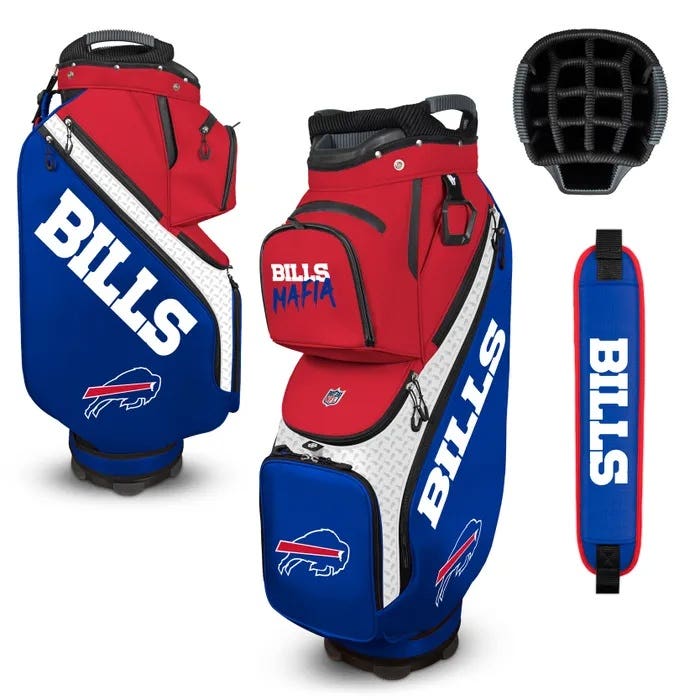 Buffalo Bills Premier Clubhouse Cooler Golf Cart Bag