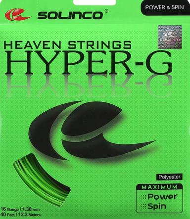 Solinco HYPER-G 130/16 or 120/17 Green