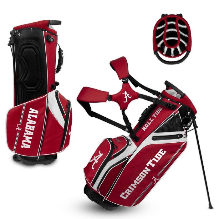 Alabama Crimson Tide Hybrid Caddie Carry Golf Bag