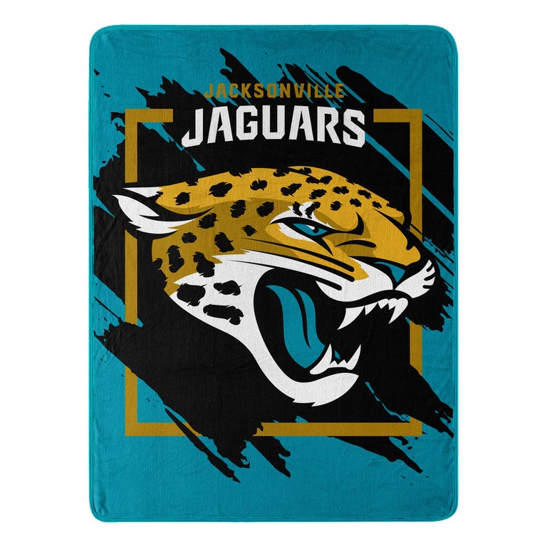 Jacksonville Jaguars Micro Raschel Dimensional Design Blanket