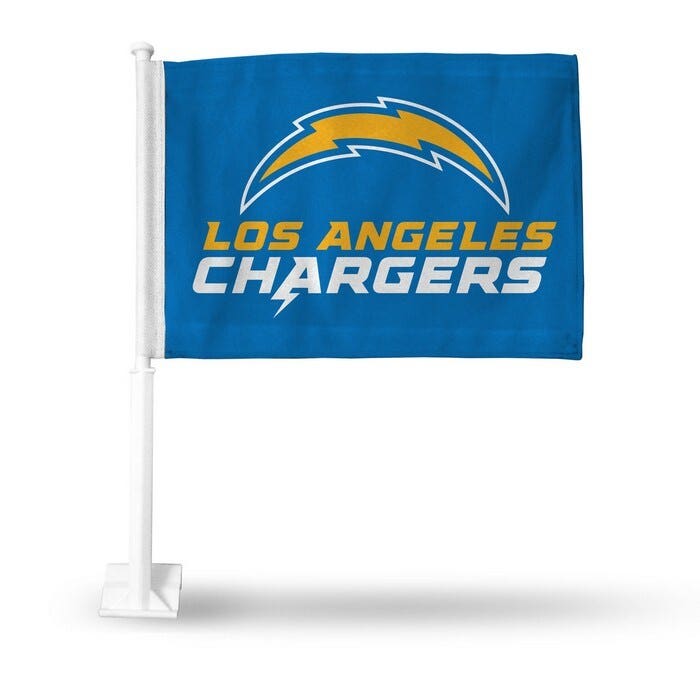 Los Angeles Chargers Car Flag