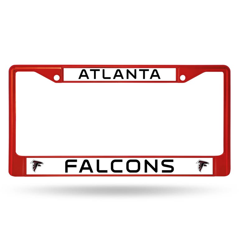Atlanta Falcons Red Metal License Plate Frame