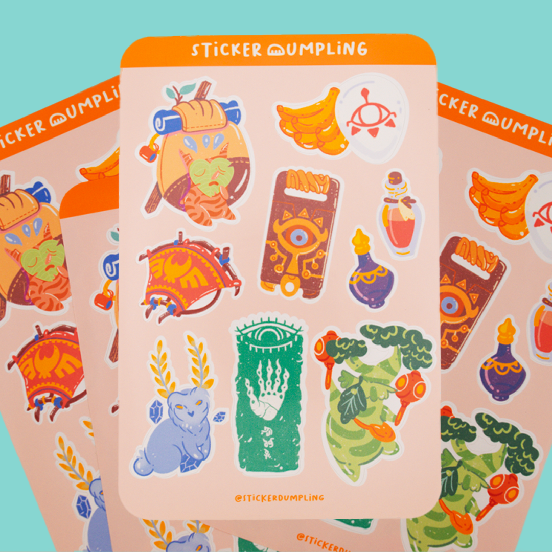 Tears of the Kingdom Sticker Sheet