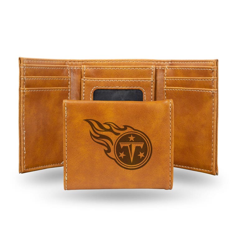Tennessee Titans Laser Engraved Trifold Leather Wallet