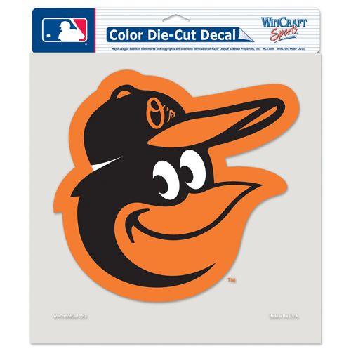 Baltimore Orioles Perfect Cut Decal 8x8"