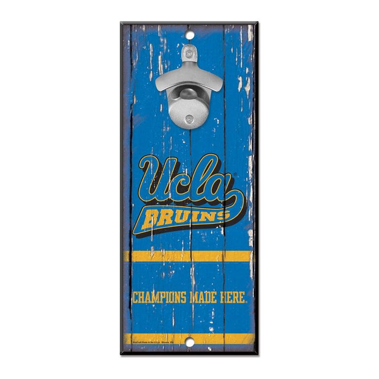 UCLA Bruins Wood Bottle Opener 5x11"