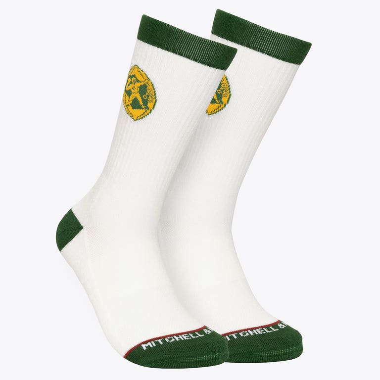 Green Bay Packers Retro Mitchell and Ness Touchback Crew Socks
