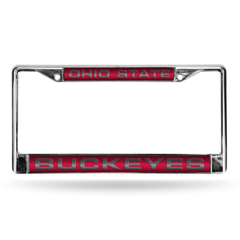 Ohio State Buckeyes Laser Chrome License Plate Frame