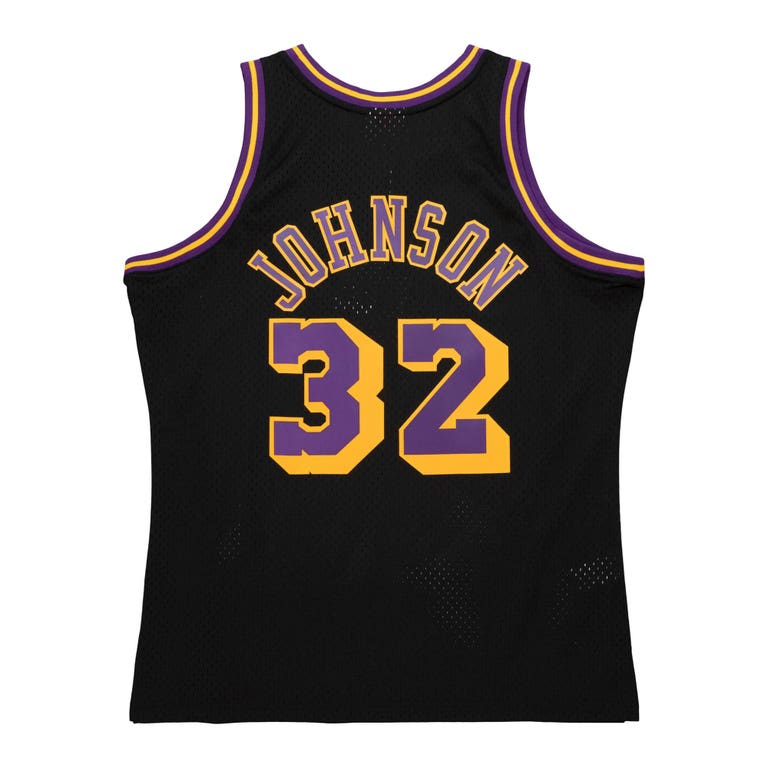 Los Angeles Lakers Magic Johnson 1984-85 Reload 2.0 Mitchell and Ness Swingman Jersey