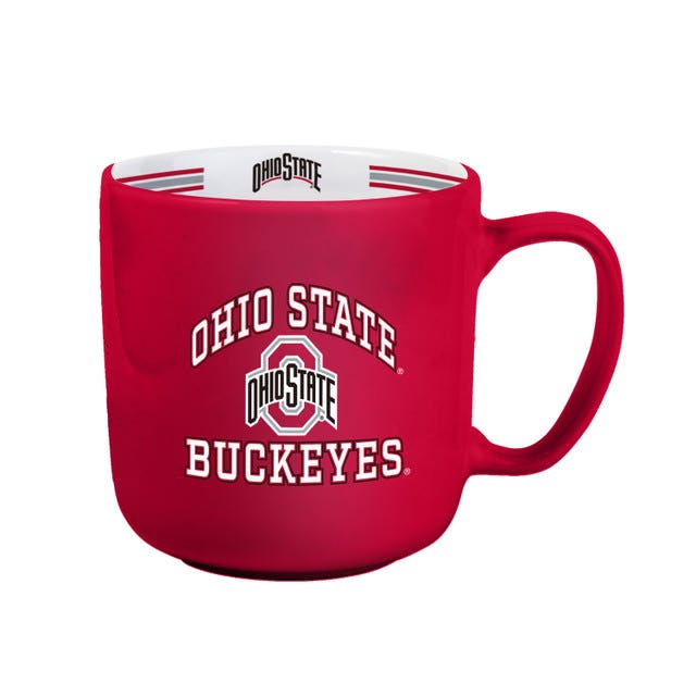 Ohio State Buckeyes Team Stripe Design Coffee Mug 15oz