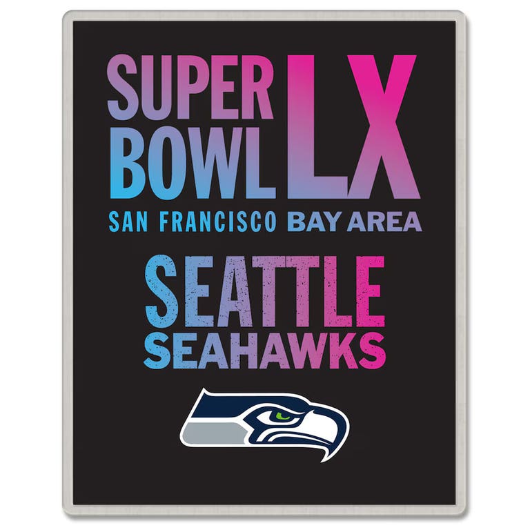 Seattle Seahawks Super Bowl LX Trading Pin