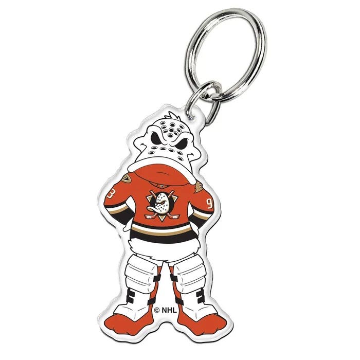 Anaheim Ducks Wild Wing Premium Acrylic Keychain