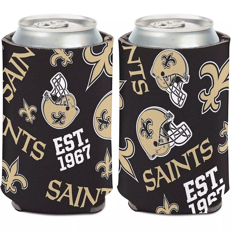 New Orleans Saints Scatterprint Can Cooler