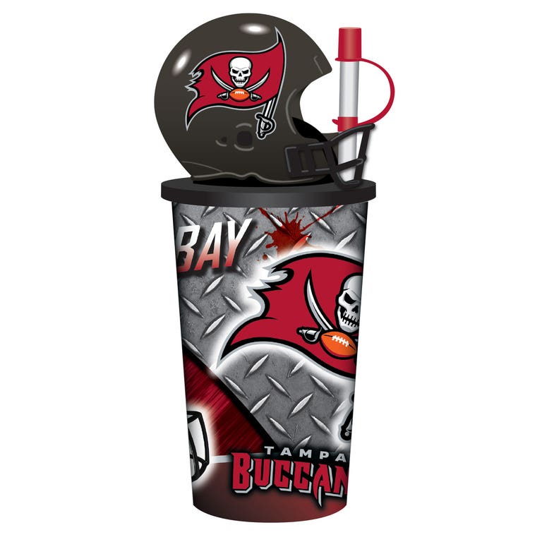 Tampa Bay Buccaneers Helmet Helmet Cup with Straw 32oz