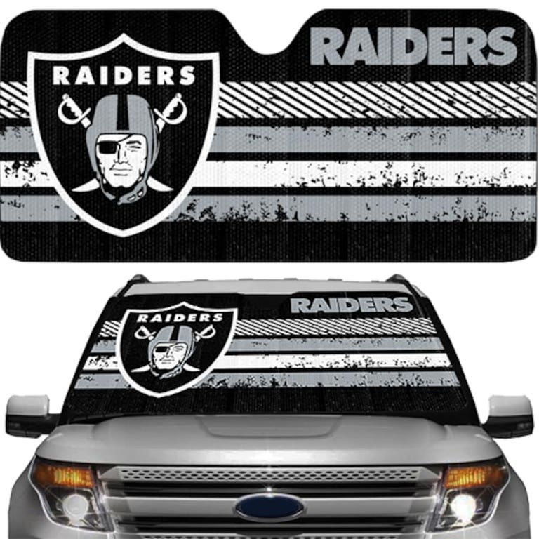 Las Vegas Raiders Auto Sun Shade 59x27"