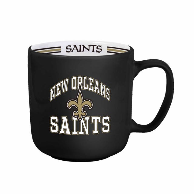 New Orleans Saints Team Stripe Design Coffee Mug 15oz
