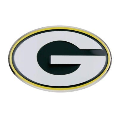 Green Bay Packers Color Auto Emblem