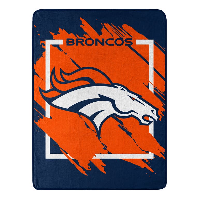 Denver Broncos Micro Raschel Dimensional Design Blanket