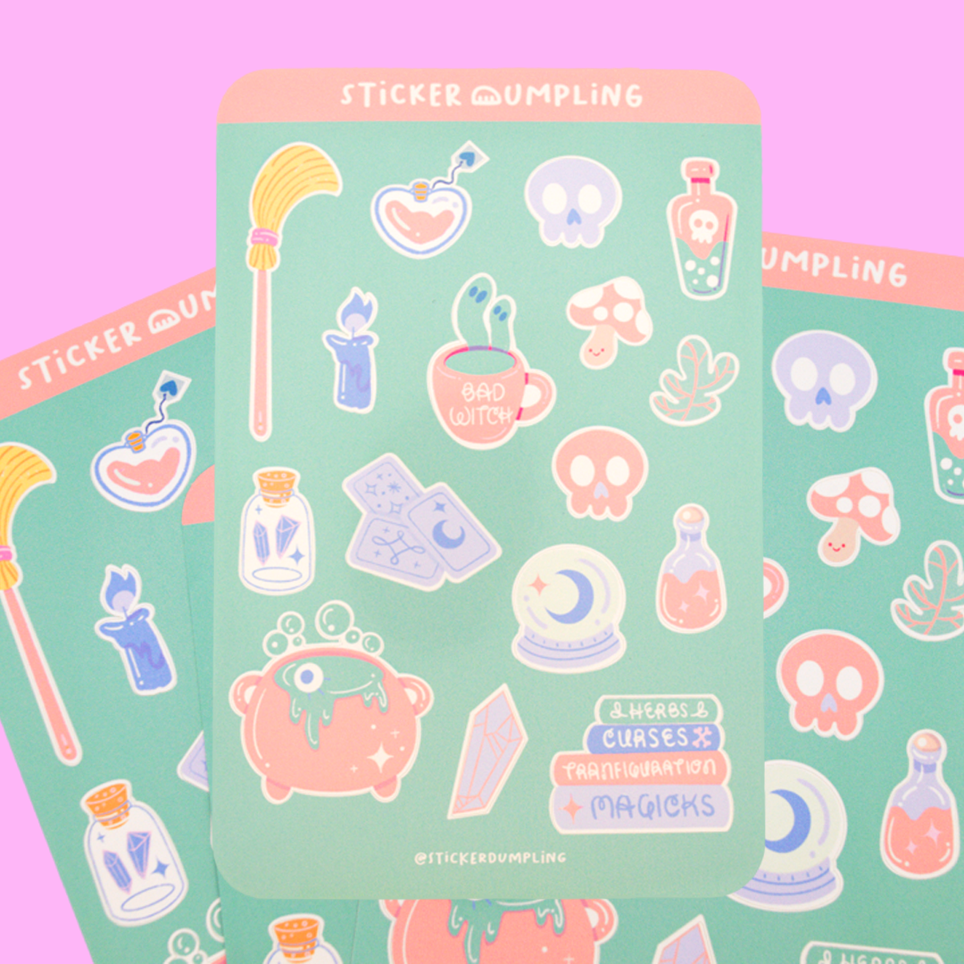Witchy Brew Sticker Sheet