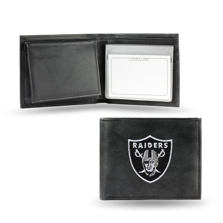 Las Vegas Raiders Embroidered Leather Bi-Fold Wallet