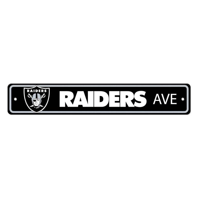 Las Vegas Raiders Ave Street Sign 4x24"