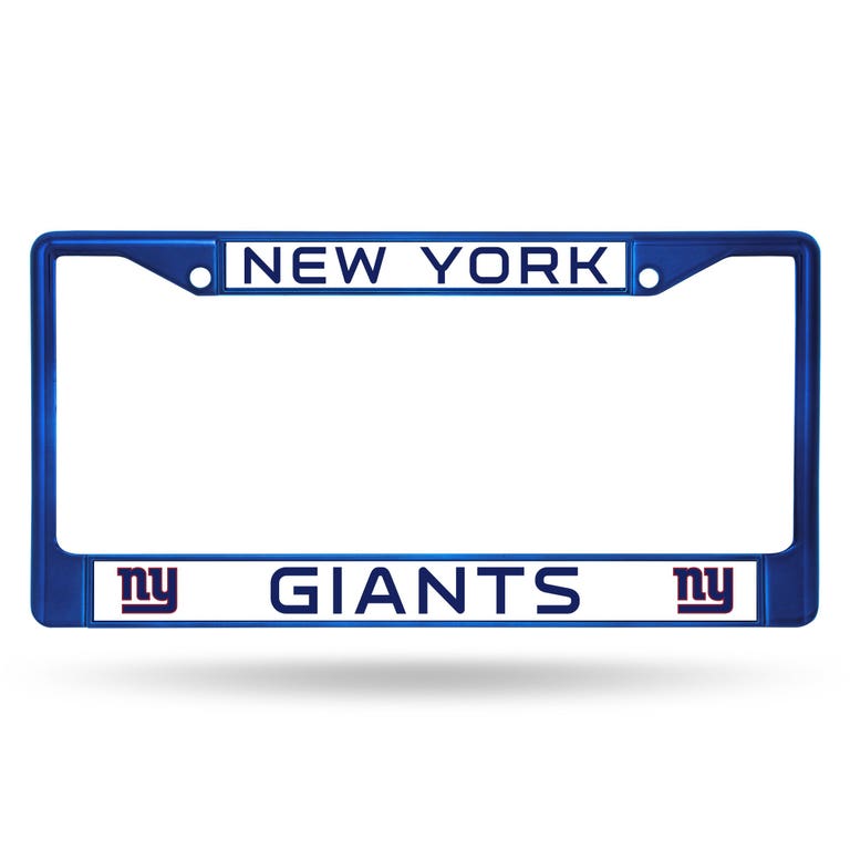New York Giants Blue Metal License Plate Frame