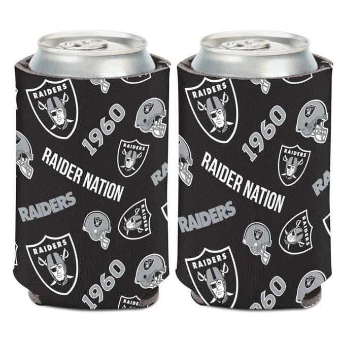 Las Vegas Raiders Scatterprint Can Cooler